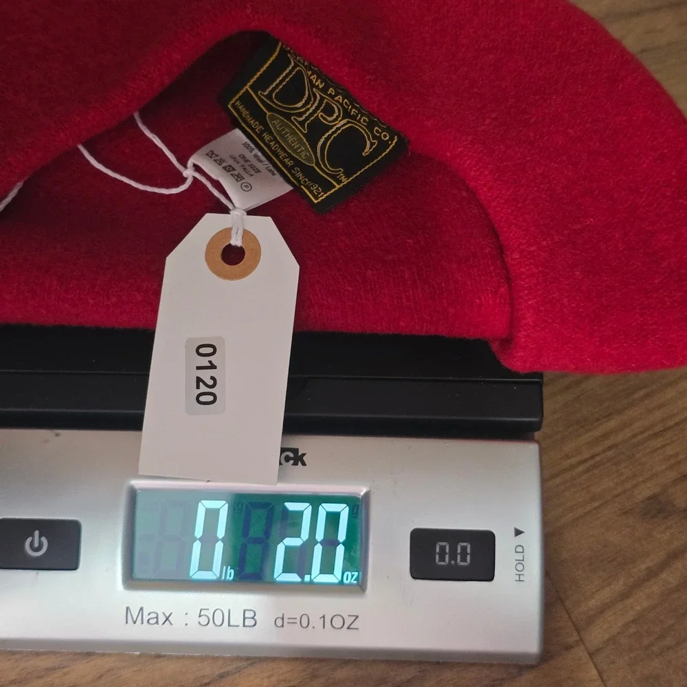 Dorfman Pacific Co DPC‎ Authentic Red Wool Beret handmade One Size